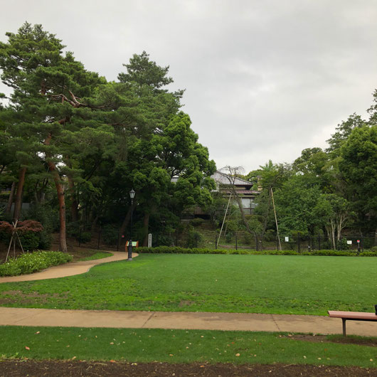 2018年6月の荻外荘公園
