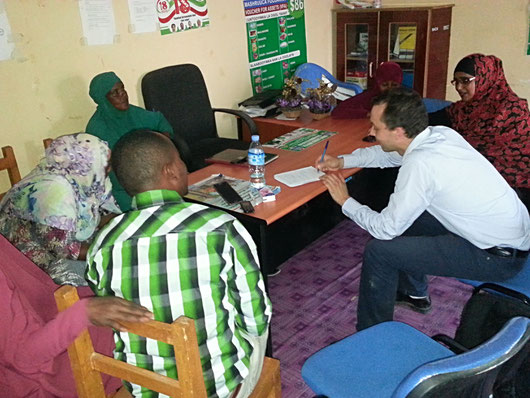 Entretien avec les membres du Comité pour l'Enfant de Burco Sheik à Berbera (Somaliland)