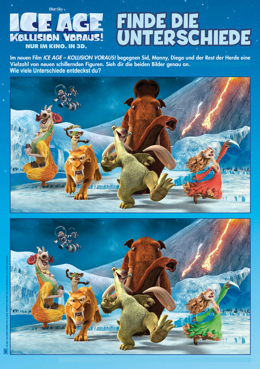 Ice Age 5 Gewinnspiel - Kollision Voraus - 20th Century Fox - kulturmaterial