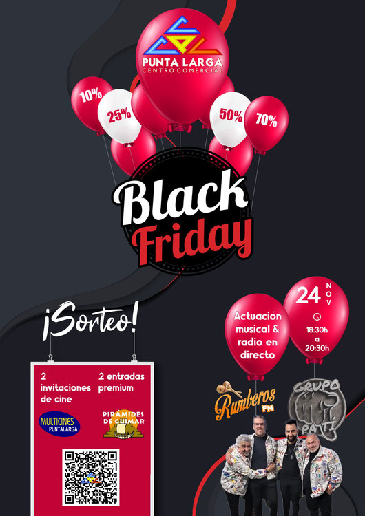 Black Friday 2023 - Centro Comercial Punta Larga, Candelaria.