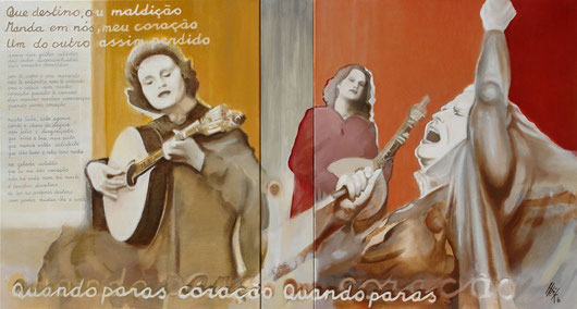 Maldição - oil on canvas - 101 x 50 cm