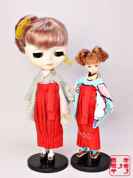 Blythe kimono,ruruko 袴,リカちゃん 着物