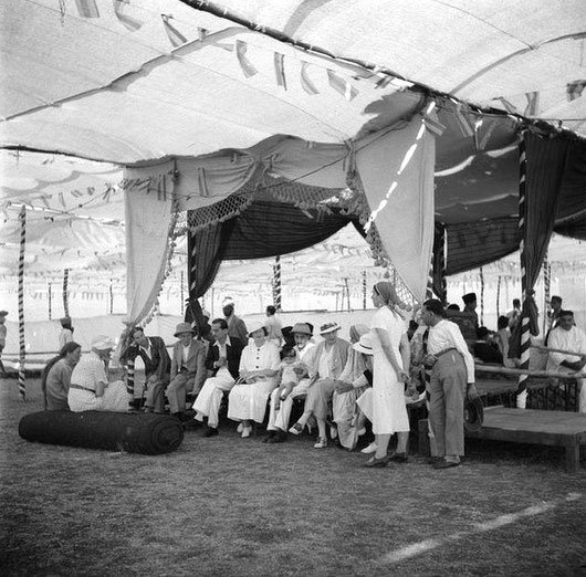MSI Collection ; 1937 - Nasik,India.Will is seated on the left wearing a hat.