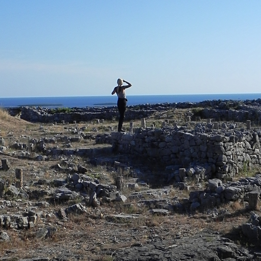 Motorrad, Tour, Monkondonjia, besondere Orte, Bronzezeit