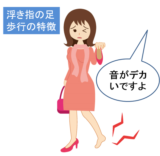 オサモミ整体院 浮き指 歩行