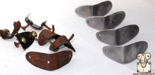 metal accessoire malle ancienne Louis Vuitton
