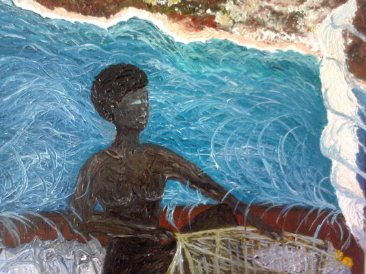 OCCHI DI MARE - 2012 olio su tela 35 x 45