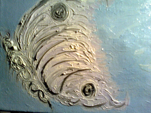 LEGGIADRIA - 2011 olio su tela 13 x 18