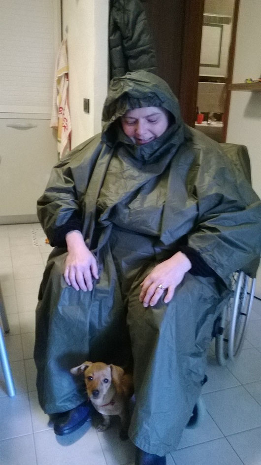 PRONTA PER AFFRONTARE LA PIOGGIA!!