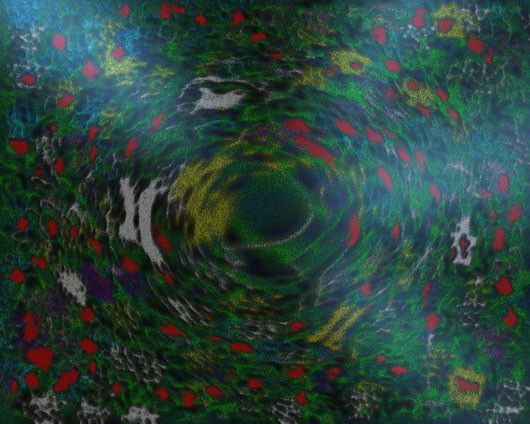 UN VOLO DI LUCE - 2012 dipinto digitale