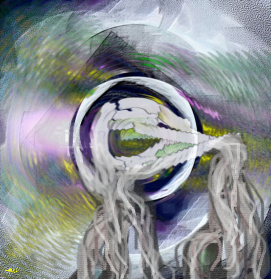 RESPIRI DI LACRIME - 2013 dipinto digitale tecnica mista