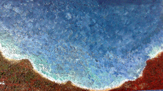 ATLANTICO - 2013 olio su legno 40 X 70