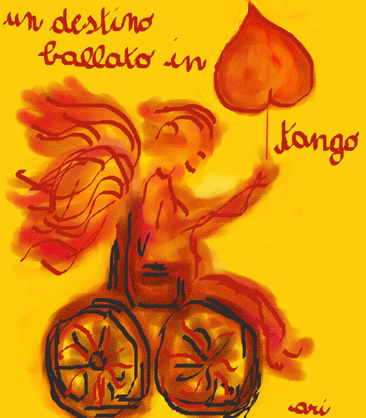 UN DESTINO BALLATO IN TANGO - 2012 dipinto digitale