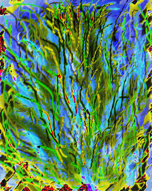 LIQUIDA VITA dipinto digitale