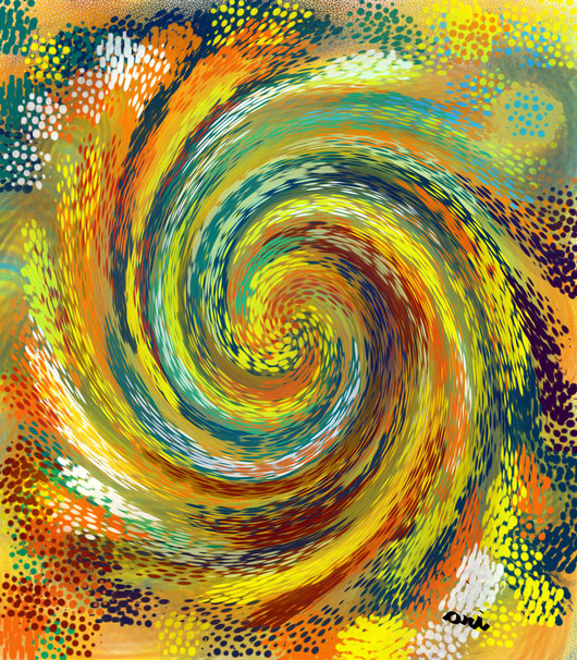 MONDI.. 2012 dipinto digitale...