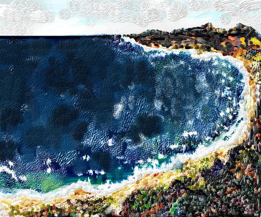 UN GOLFO - 2012 DIPINTO DIGITALE