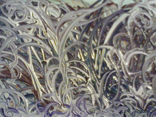 VIE DI FUGA- 2012 olio su tela 13 x 18
