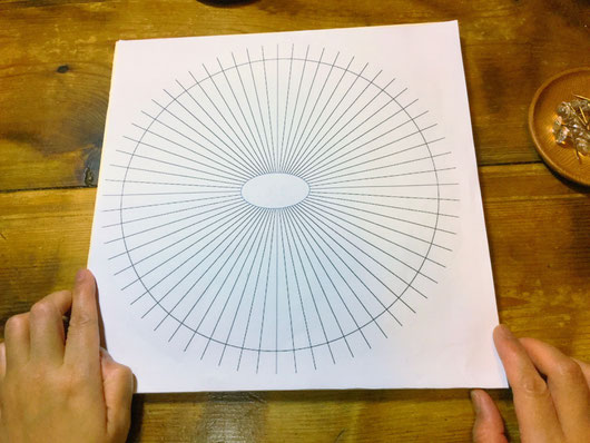 糸かけ曼荼羅の作り方 糸かけ曼荼羅