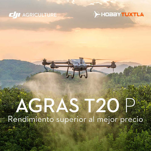 DJI Agras T20 el mejor dron para aspersión de ultra bajo volumen del mercado