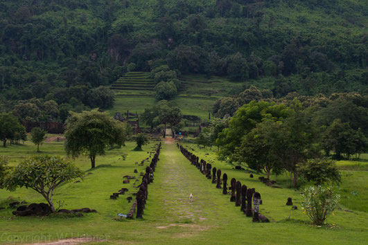 Wat Phou Tempelanlage Weltkultur Erbe