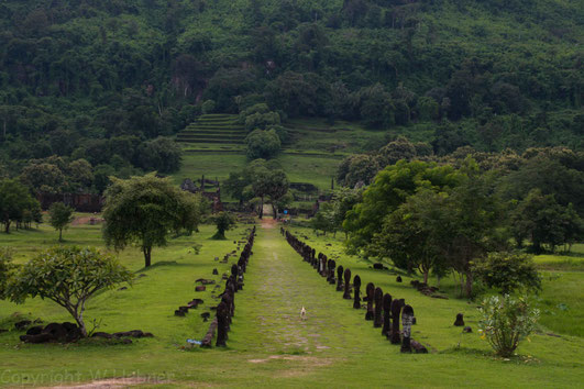 Wat Phou Tempelanlage Weltkultur Erbe