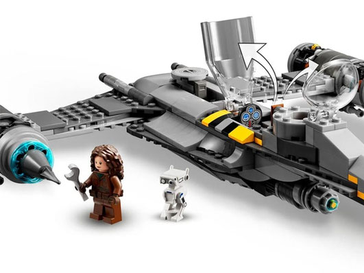 Im Paket Lego 75325 sind 412 Einzelteile enthalten.