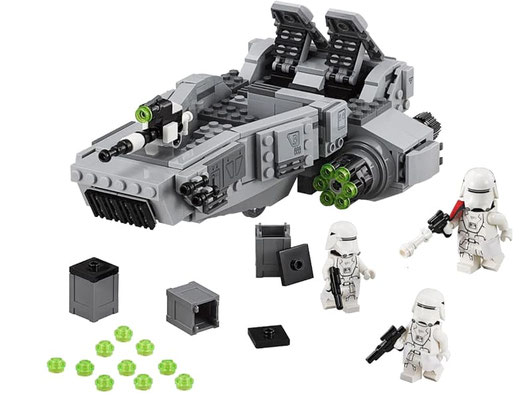 Die Besonderheit im Lego Paket 75100 ist der Snowspeeder von 10cm Höhe, 22cm Länge und 16cm Breite und somit die perfekte Ergänzung jeder LEGO Star Wars Kollektion.