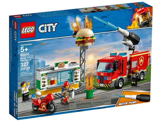 Bei der Bestellung erhalten Sie Lego City 60214 Feuerwehreinsatz im Burger Restaurant.