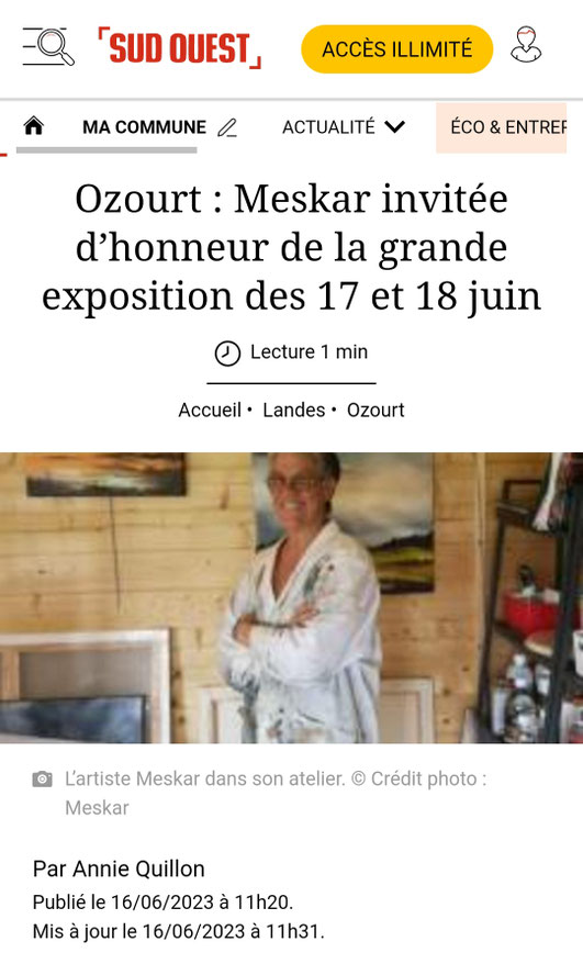 Sud Ouest - juin 2023