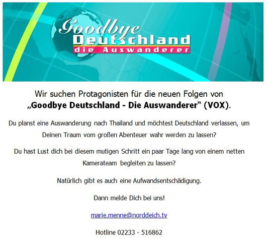 Thailandauswanderer gesucht