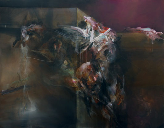 Abandon Acrylique sur toile Dim 130cmx162cm