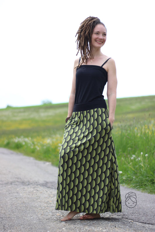 Katjuschka - Wandelwunder A*N*N*A - Wickelkleid - Boho Style - Maxikleid - Wendekleid - Oberteil - Maxirock