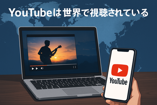 YouTubeは世界で視聴されている