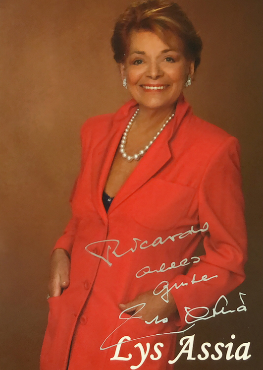 Autograph Lys Assia Autogramm