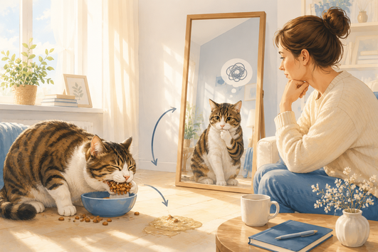 Suis je boulimique ou bien est ce le chat ? Consultation de psychotherapie à Versailles et Auxerre