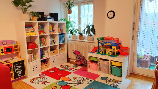 Spielbereich in der Kinderbetreuung Tagesmutter Carmelita in Urdorf 