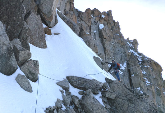 Hochtouren, Mont Blanc, Torinohütte, Rifugio Torino, Courmayeur, Chamonix, Dent du Géant, Géant Branché, Glacier du Géant, Petit Flambeu