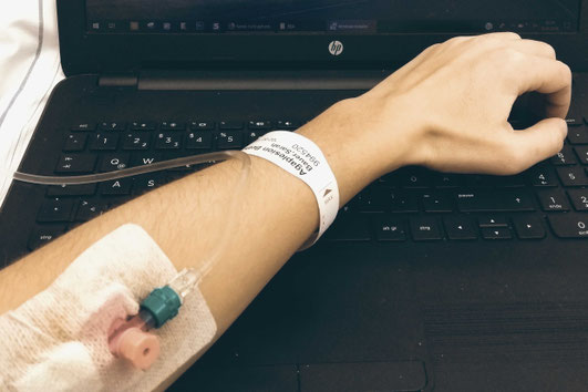 Selbstständig unf krank, arbeiten im Krankenhaus