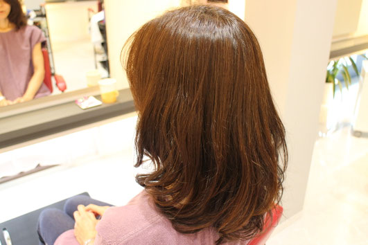 キュライパーマのお客様です