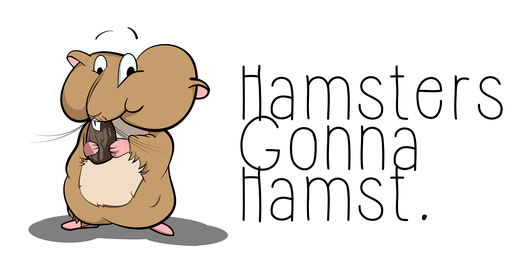 An illustration of a full cheeked hamster