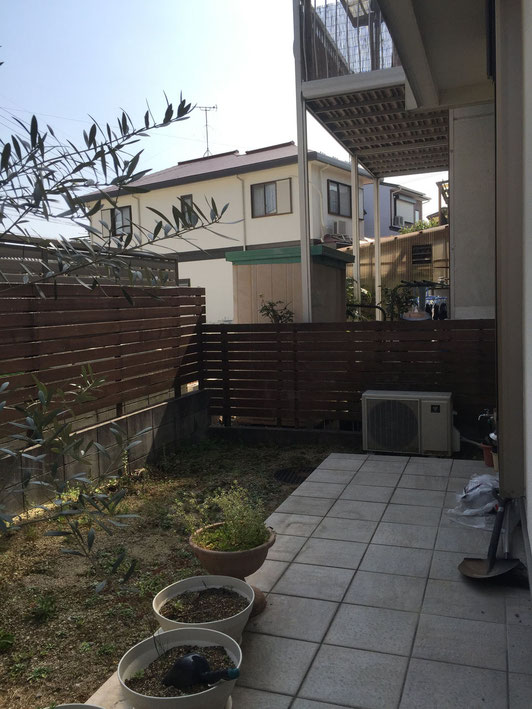 尾張旭市　庭　リフォーム　