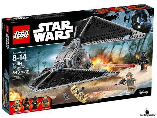Bei der Bestellung im Onlineshop der-Wegweiser erhalten Sie das Lego Paket 75154 "Star Wars TIE Striker".