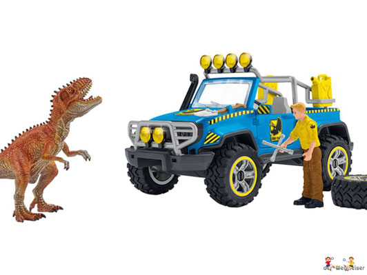 Das Set Schleich 41464 enthält über 36 detailreich gestaltete Einzelteile für abwechslungsreichen Spielspass rund um spannende Dino-Abenteuer.