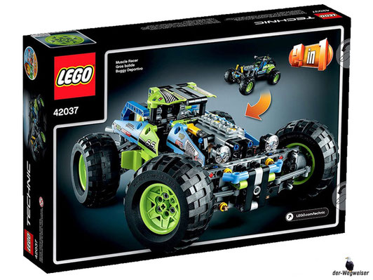 Bei der Bestellung im Onlineshop der-Wegweiser erhalten Sie das Lego Paket 42037 "Formula OFF-Roader".