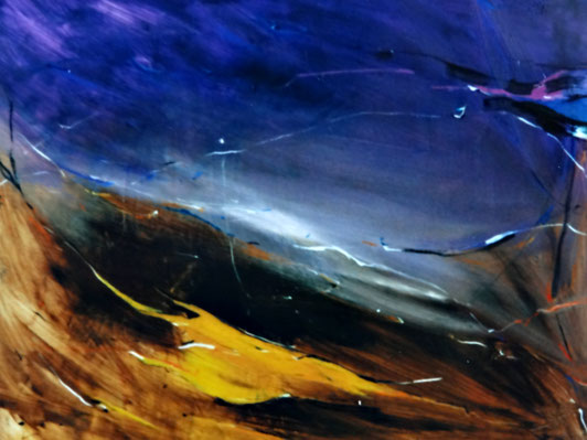 "Marokko 1983" Öl auf Leinwand, 110 x 110, Münchener Kanzlei