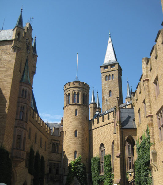 Burghof Burg Hohenzollern