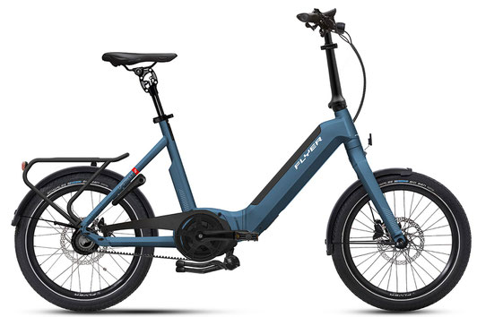 E-Bike FLYER Upstreet2 Faltrad jeansblau