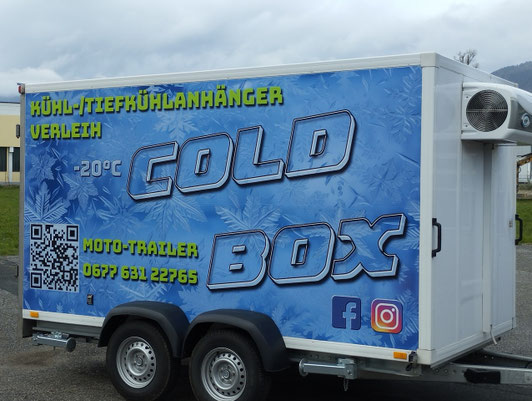 Tiefkühlanhänger Verleih 3,60x1,70 