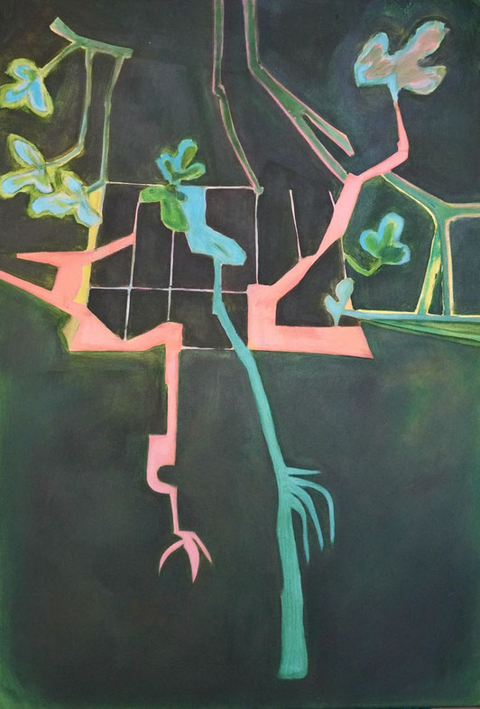 Sciaredo 3, 2024 Acryl auf Leinwand 80x117