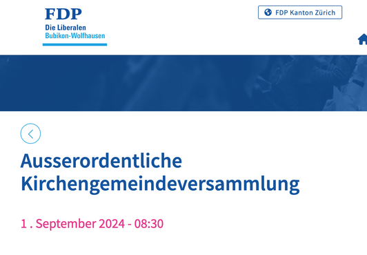 (Screenshot FDP Bubikon)